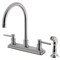 Kingston Brass KS8798DL Concord 8" Centerset Kitchen Faucet, Brushed Nickel KS8798DL - alternate 1